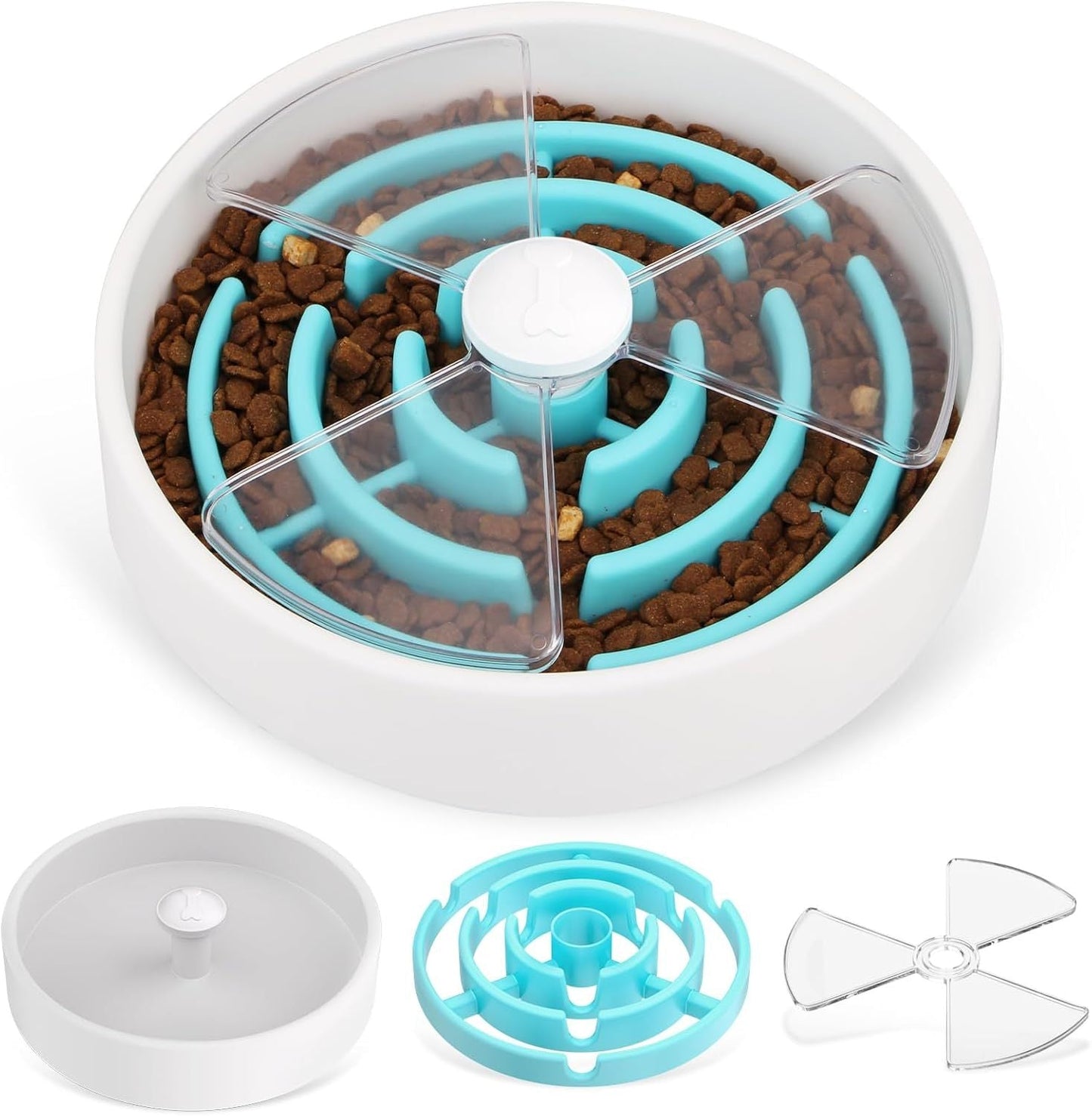 Slow feeder cachorro anti-engasgo bowl labirinto