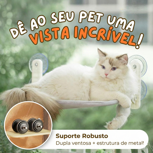 Cama de Janela Suspensa para gatos