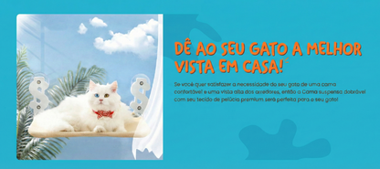 Cama de Janela Suspensa para gatos