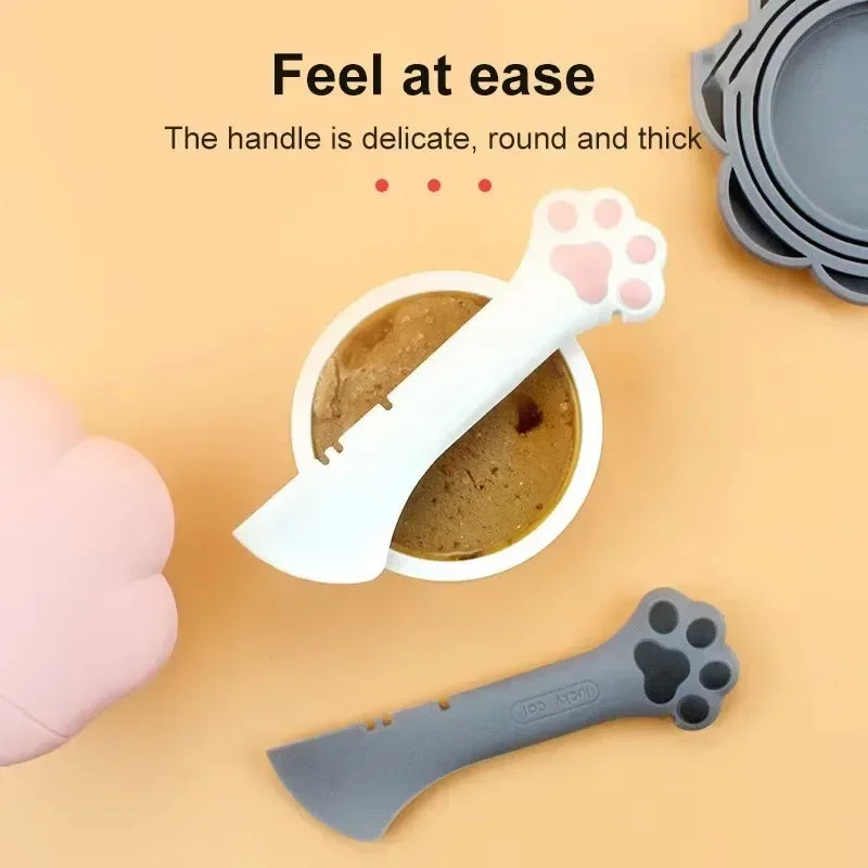 Colher para Comida Enlatada de Pets – Ideal para Rações Úmidas de Cães e Gatos