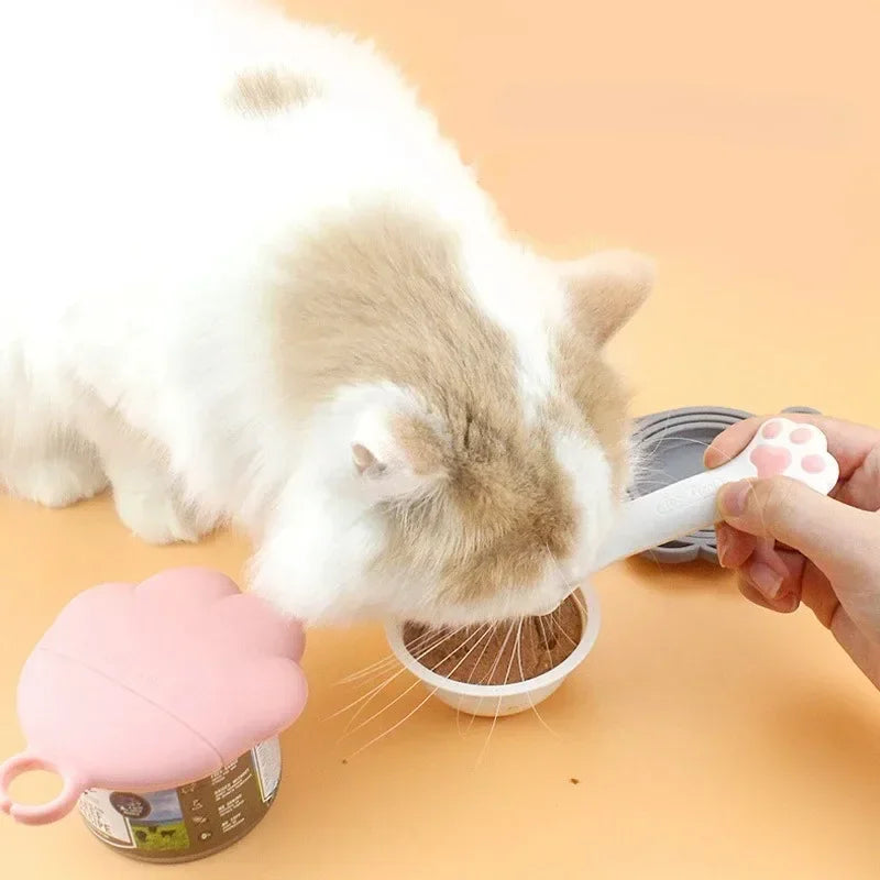 Colher para Comida Enlatada de Pets – Ideal para Rações Úmidas de Cães e Gatos