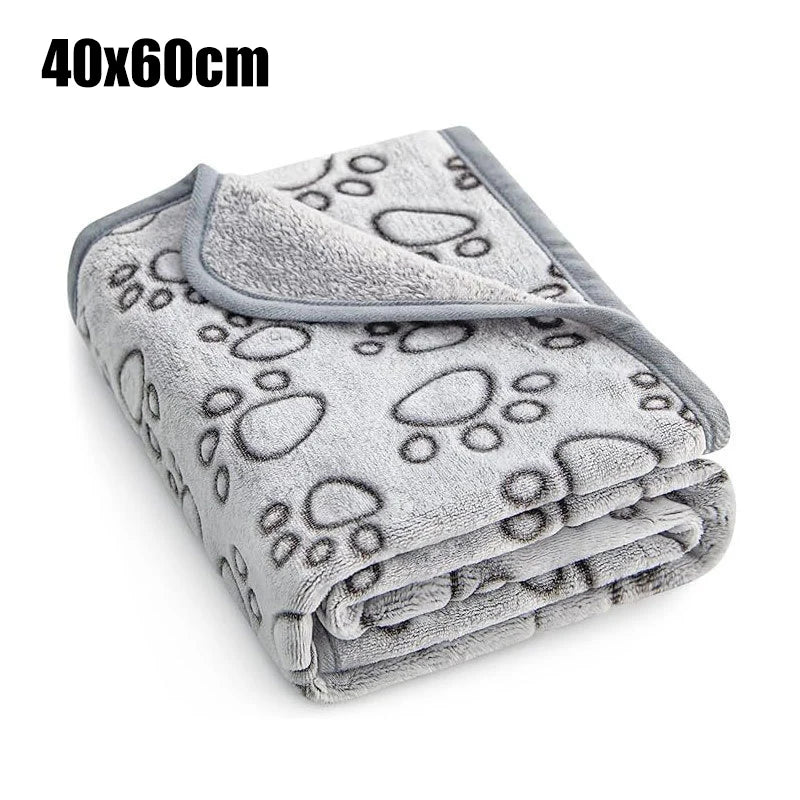 Cobertor Fofo para Pets com Estampa – Macio, Quentinho e Confortável para Cães e