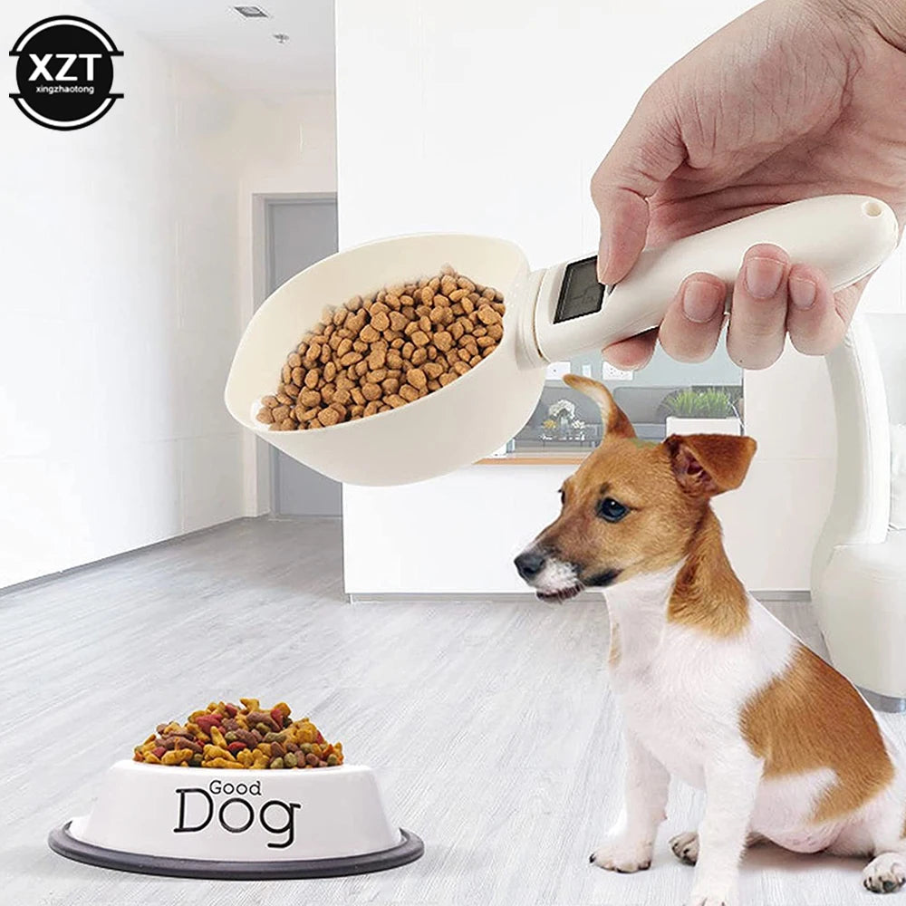 Colher Medidora Digital para Ração – Balança Eletrônica com Display LED para Cãe
